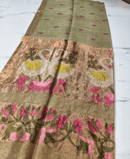 Handloom Party Wear - Silk Linen