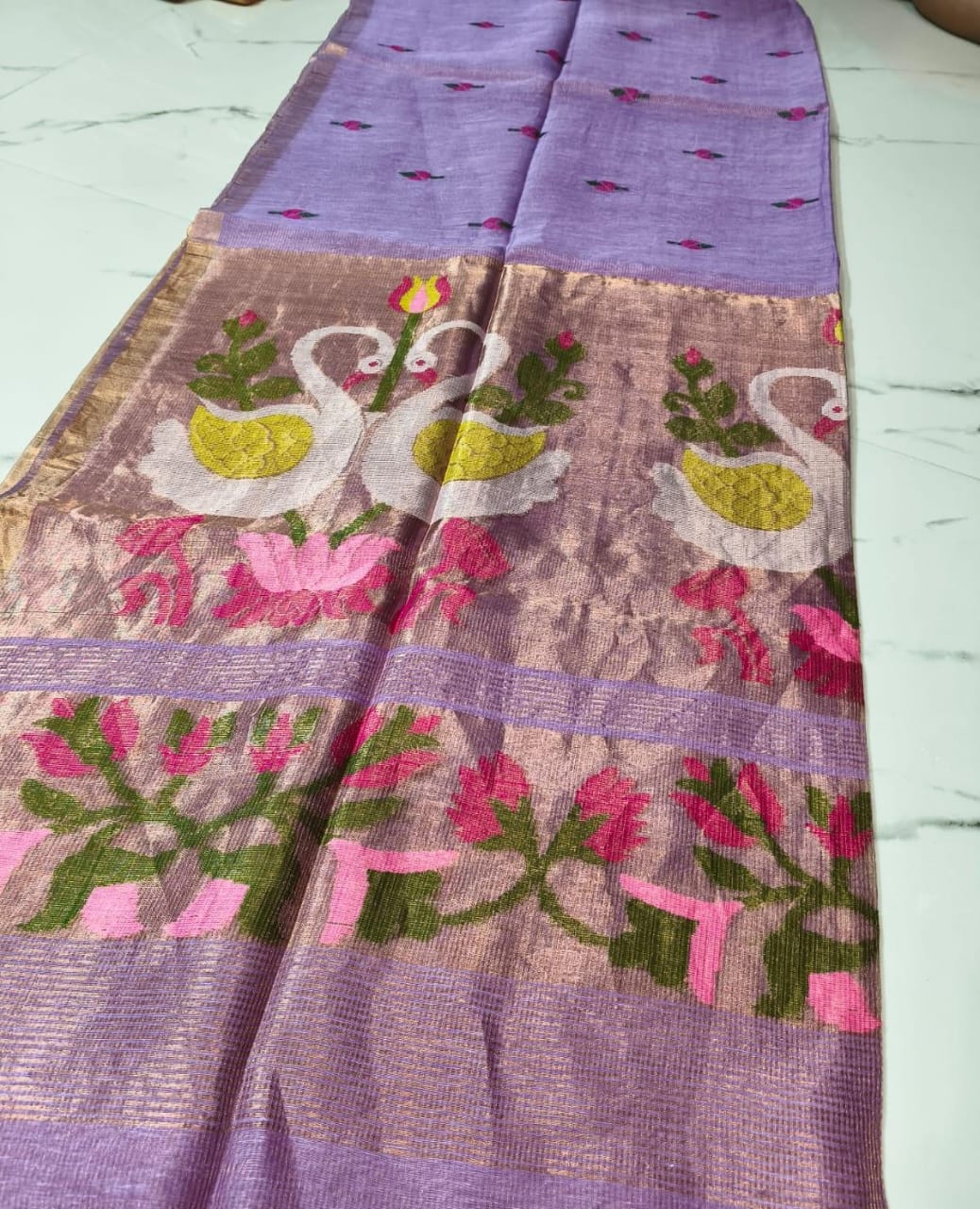 Handloom Party Wear - Silk Linen