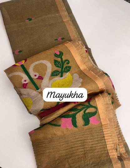 Handloom Party Wear - Silk Linen