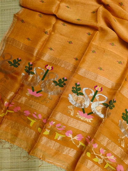 Handloom Party Wear - Silk Linen