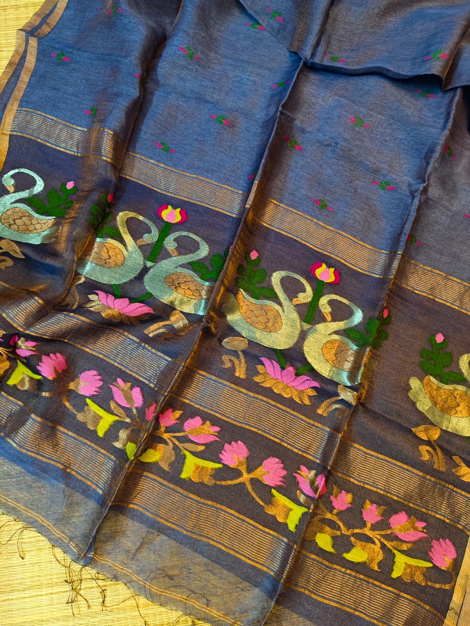 Handloom Party Wear - Silk Linen