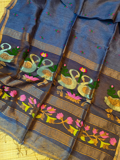 Handloom Party Wear - Silk Linen