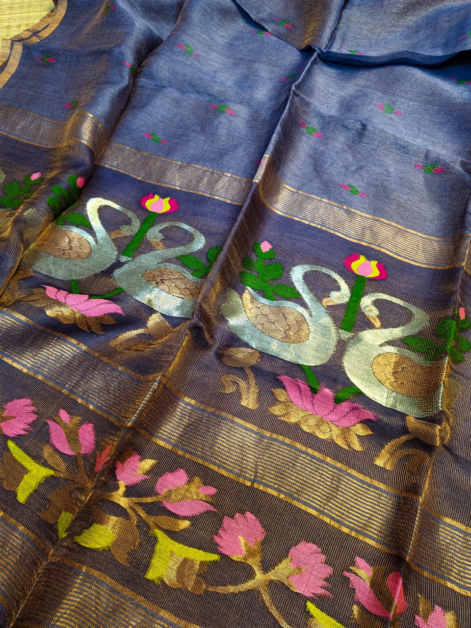 Handloom Party Wear - Silk Linen