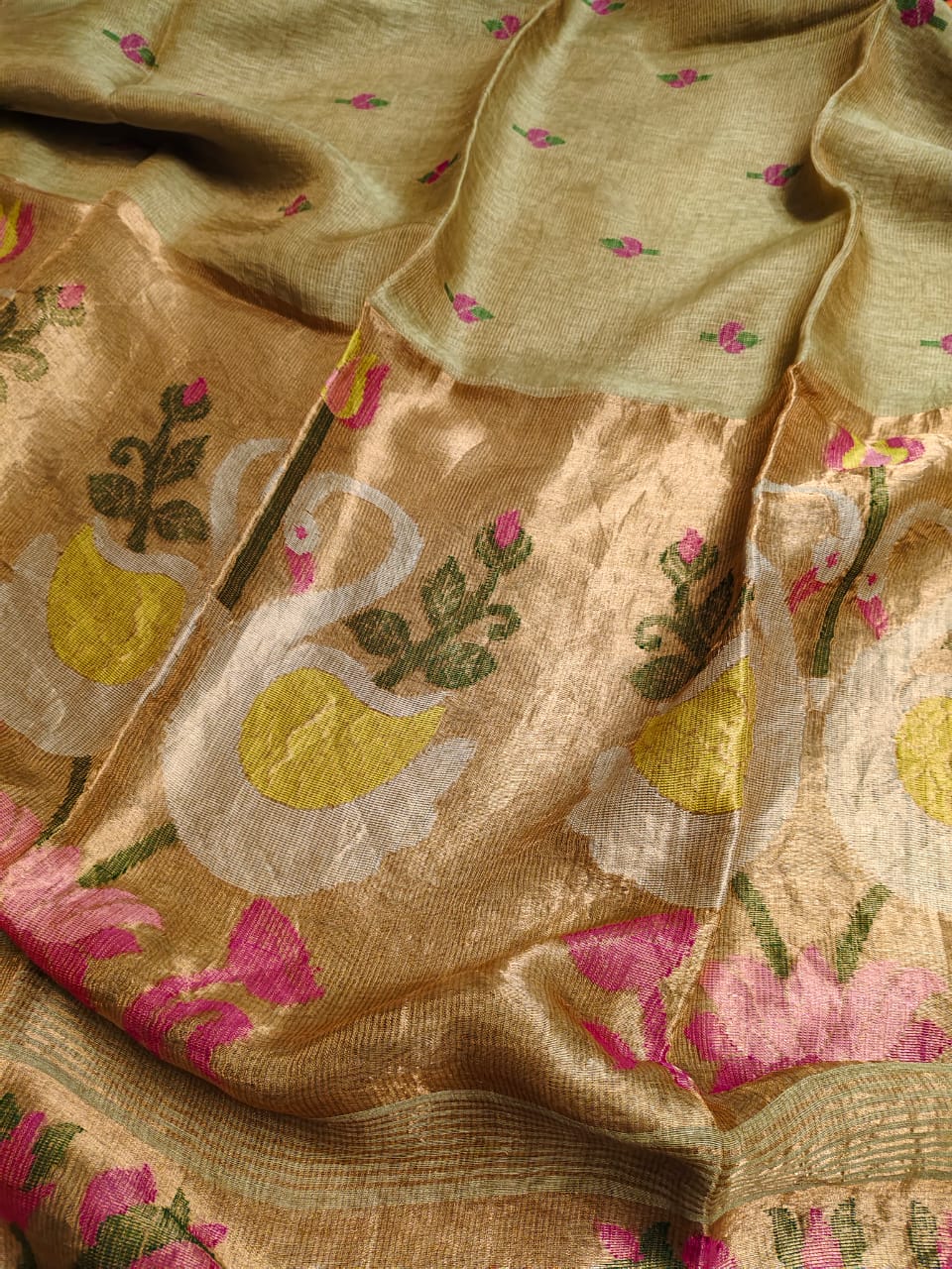 Handloom Party Wear - Silk Linen