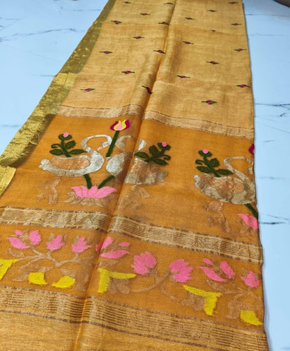 Handloom Party Wear - Silk Linen