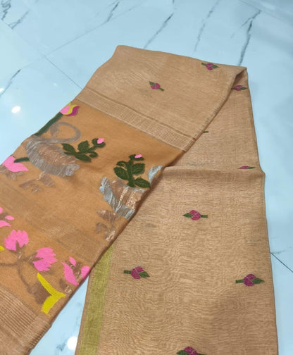 Handloom Party Wear - Silk Linen
